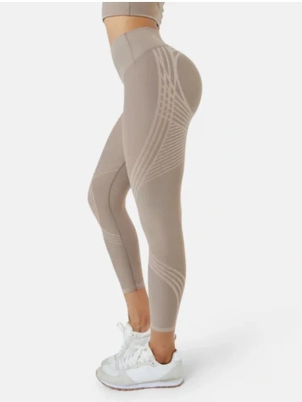 Fanka Body Scuplt 7/8 Leggings Reversible Wear in tan XS